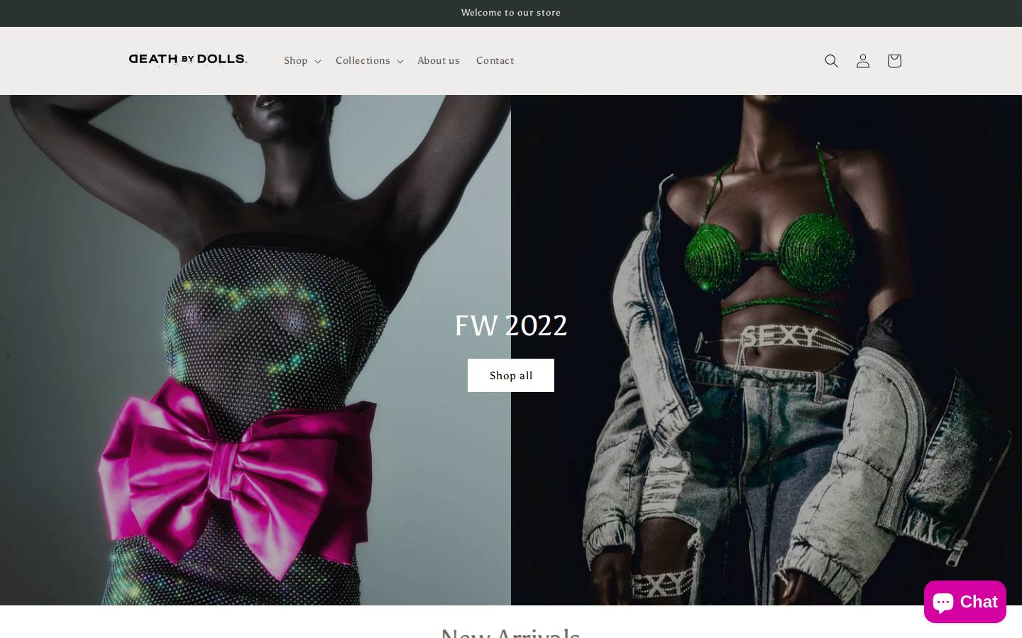 deathbydolls.com homepage screenshot