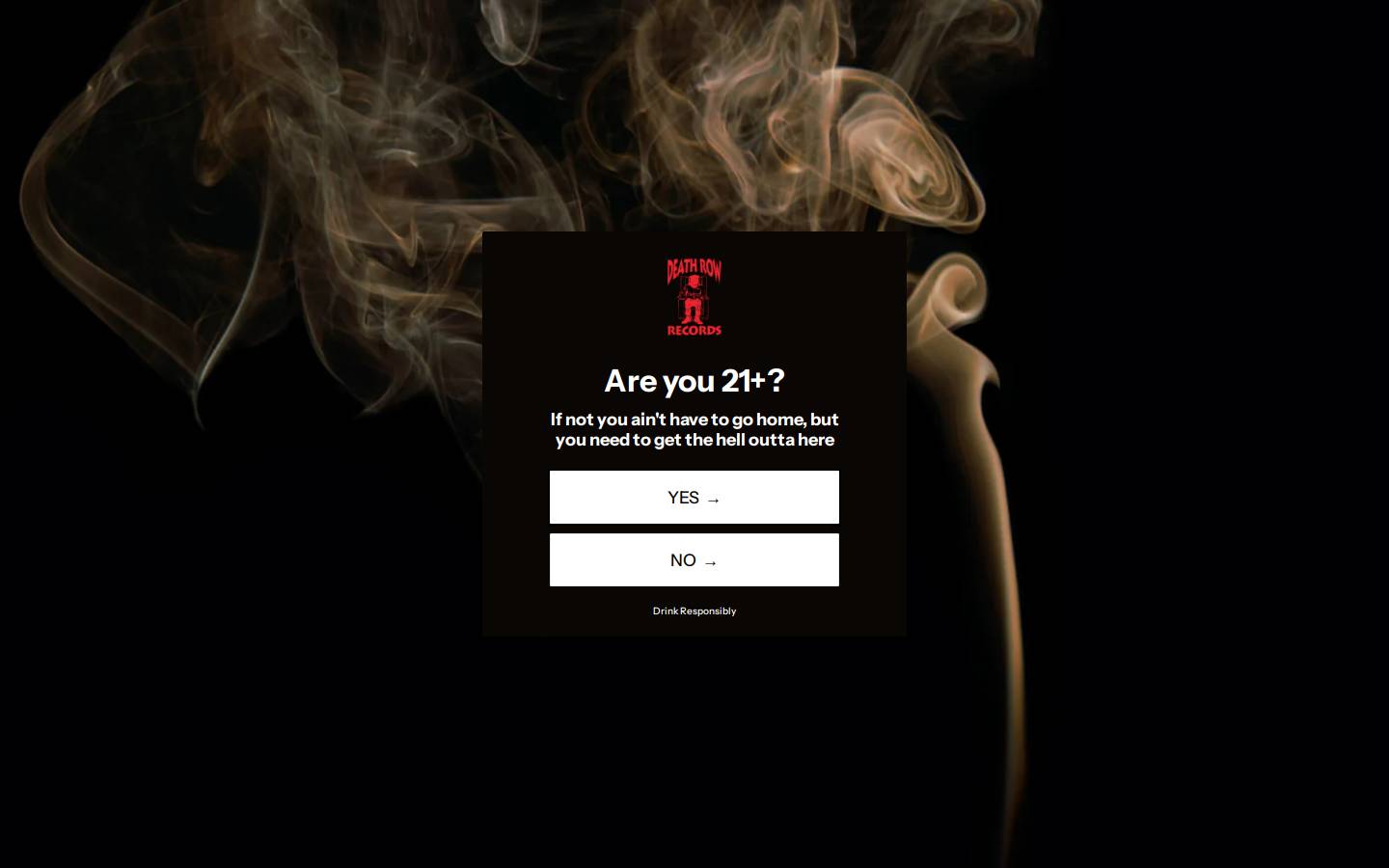 deathrowrecordswine.com homepage screenshot
