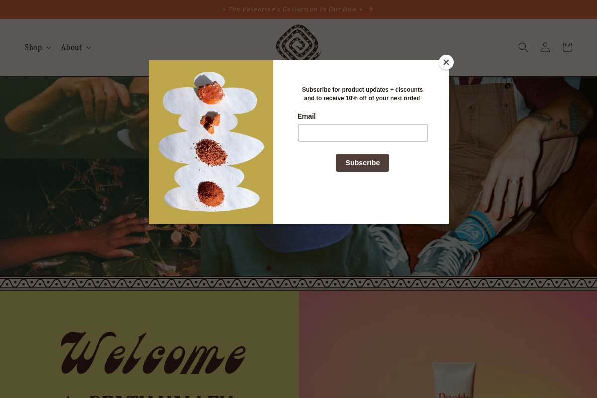 Death Valley Nails homepage screenshot