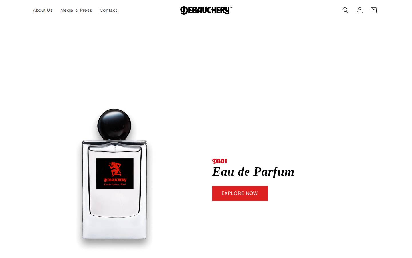 debauchery.life homepage screenshot