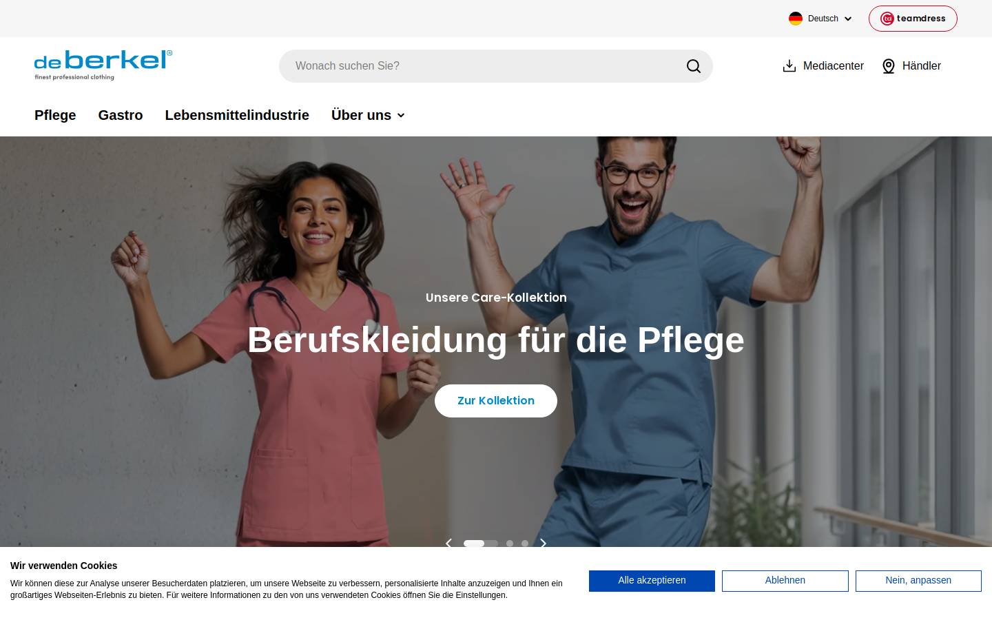 deberkel.de homepage screenshot