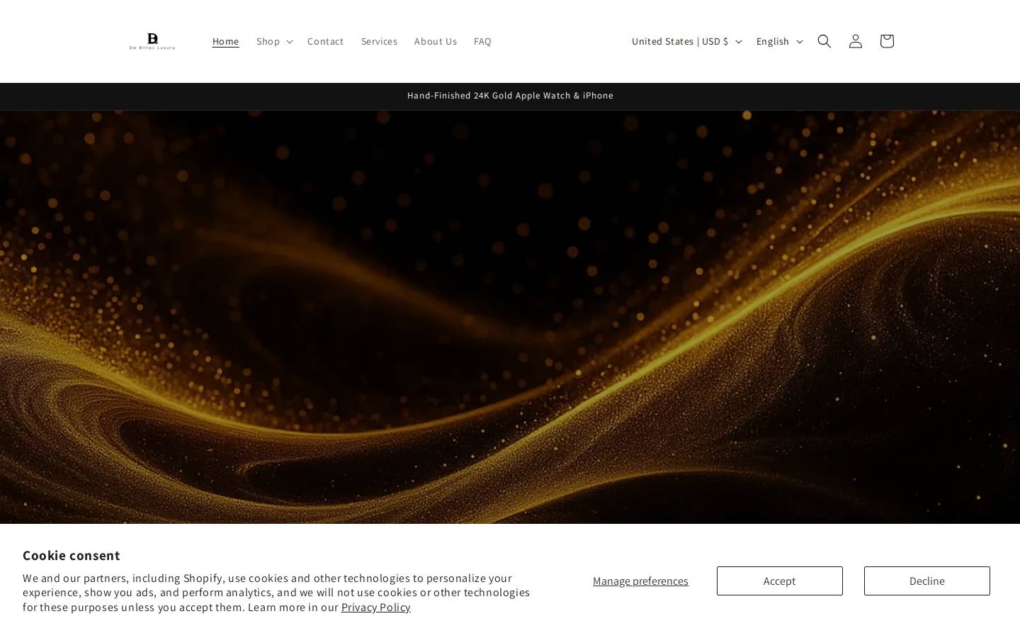 debillaslux.com homepage screenshot