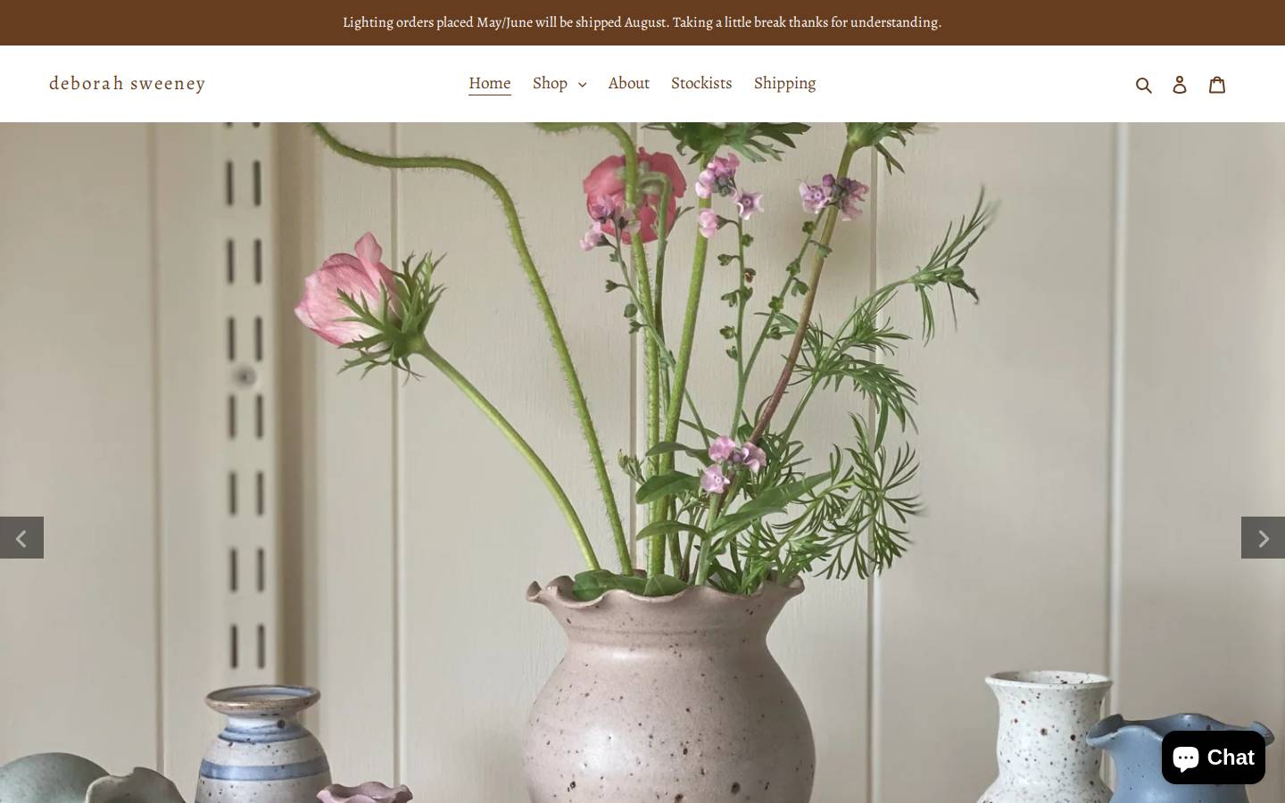 deborahsweeney.com homepage screenshot