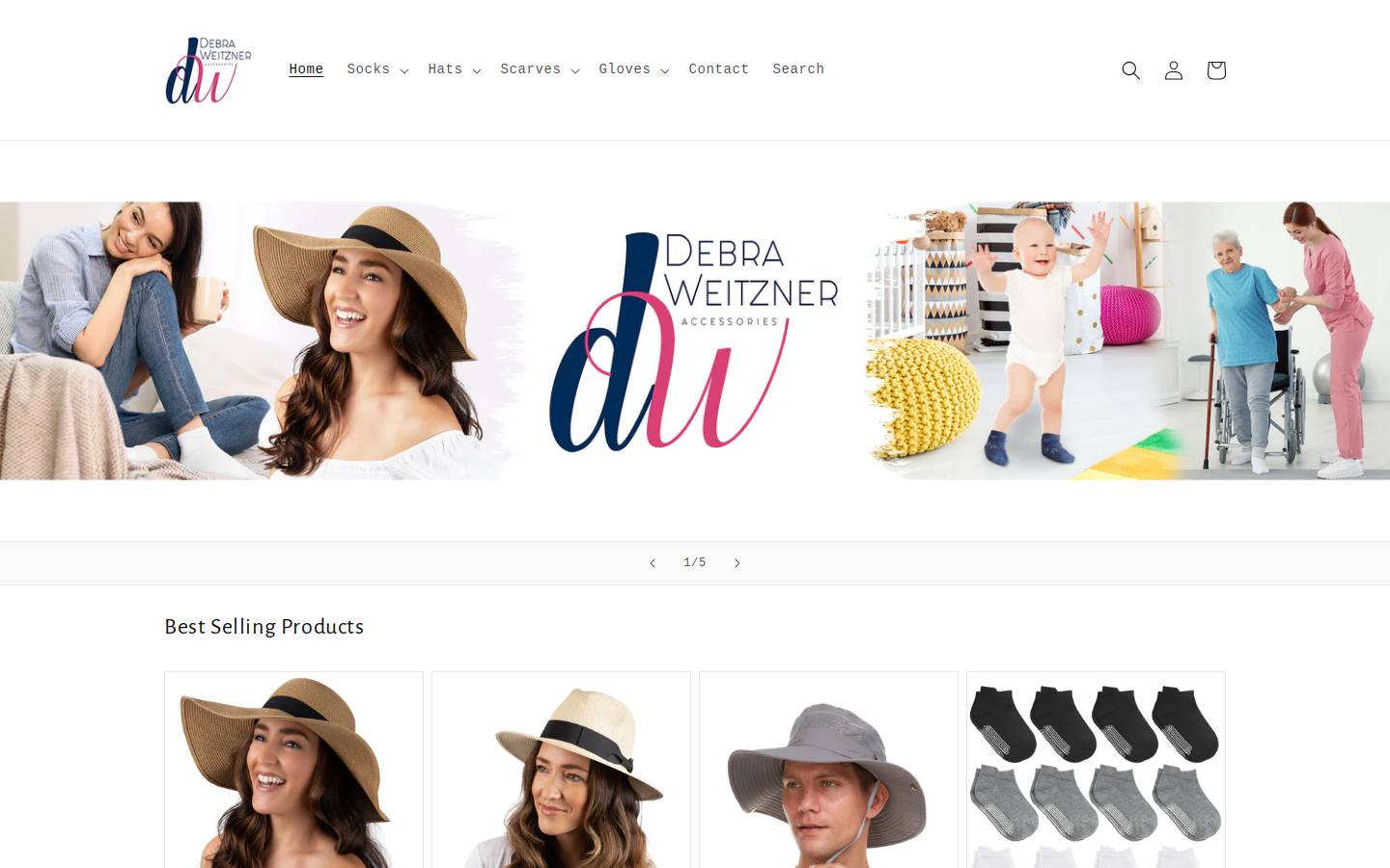 debraweitzner.com homepage screenshot