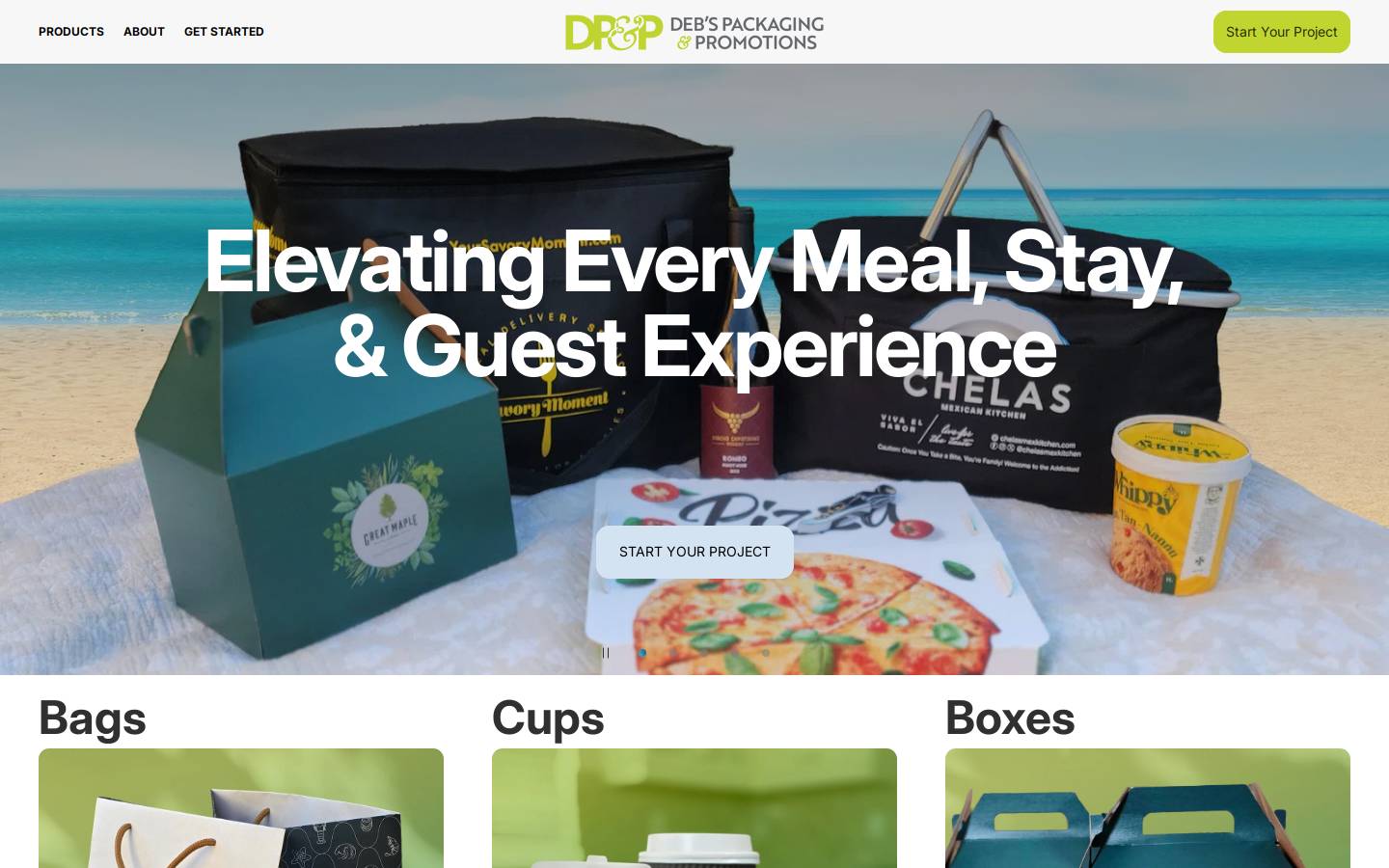 debspackaging.com homepage screenshot
