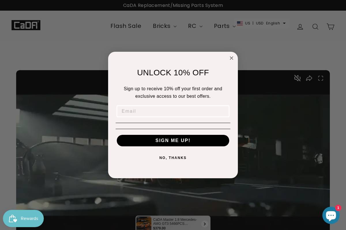 decadastore.com homepage screenshot
