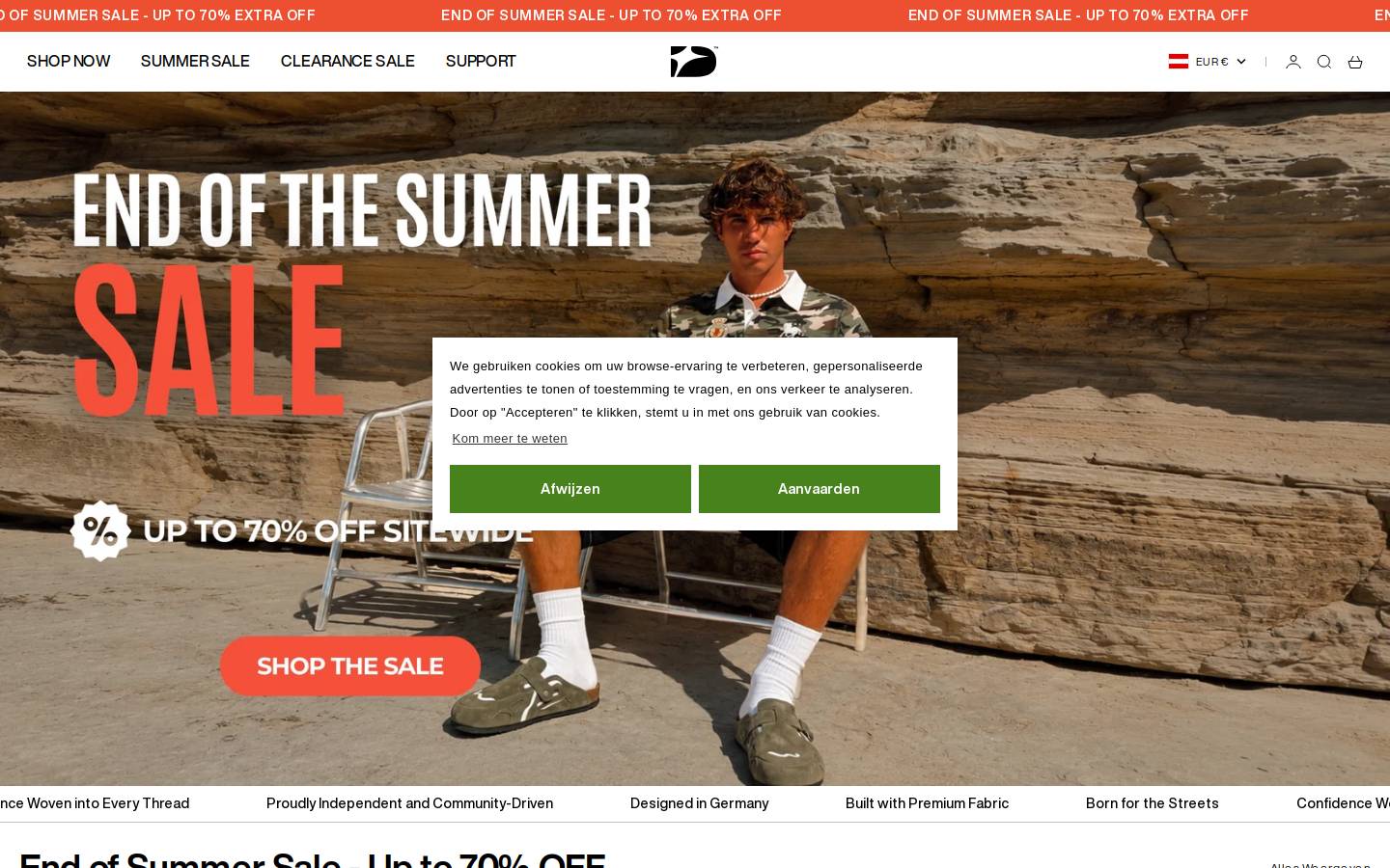 Decarba homepage screenshot