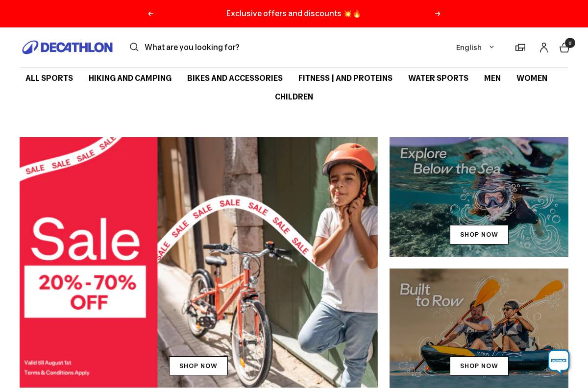 decathlon.com.sa homepage screenshot