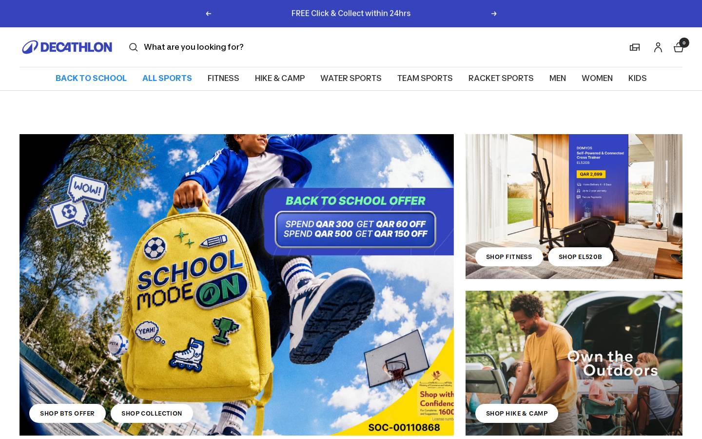 Decathlon France homepage screenshot