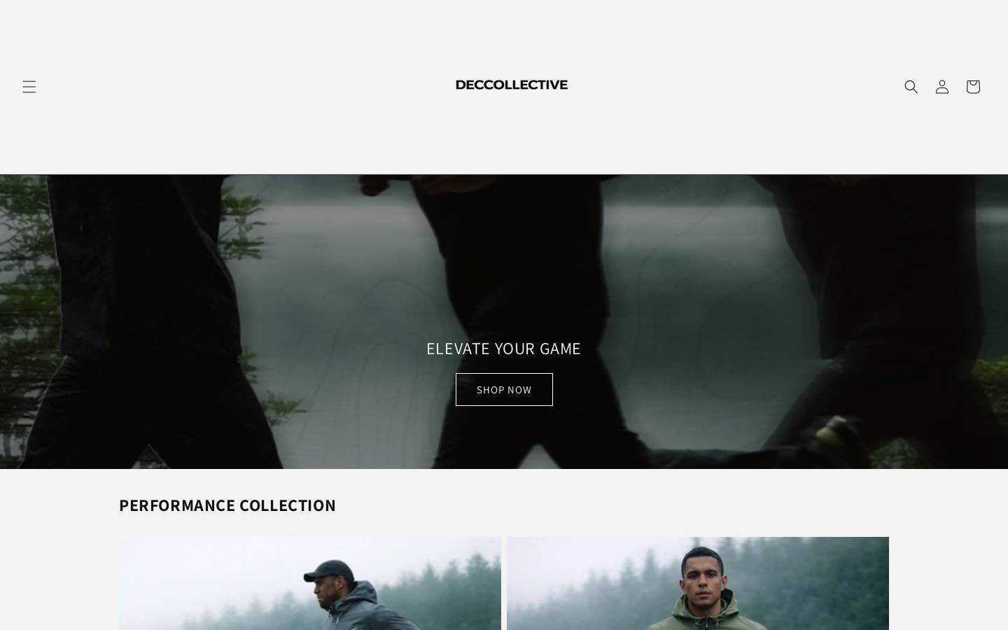 deccollective.com homepage screenshot
