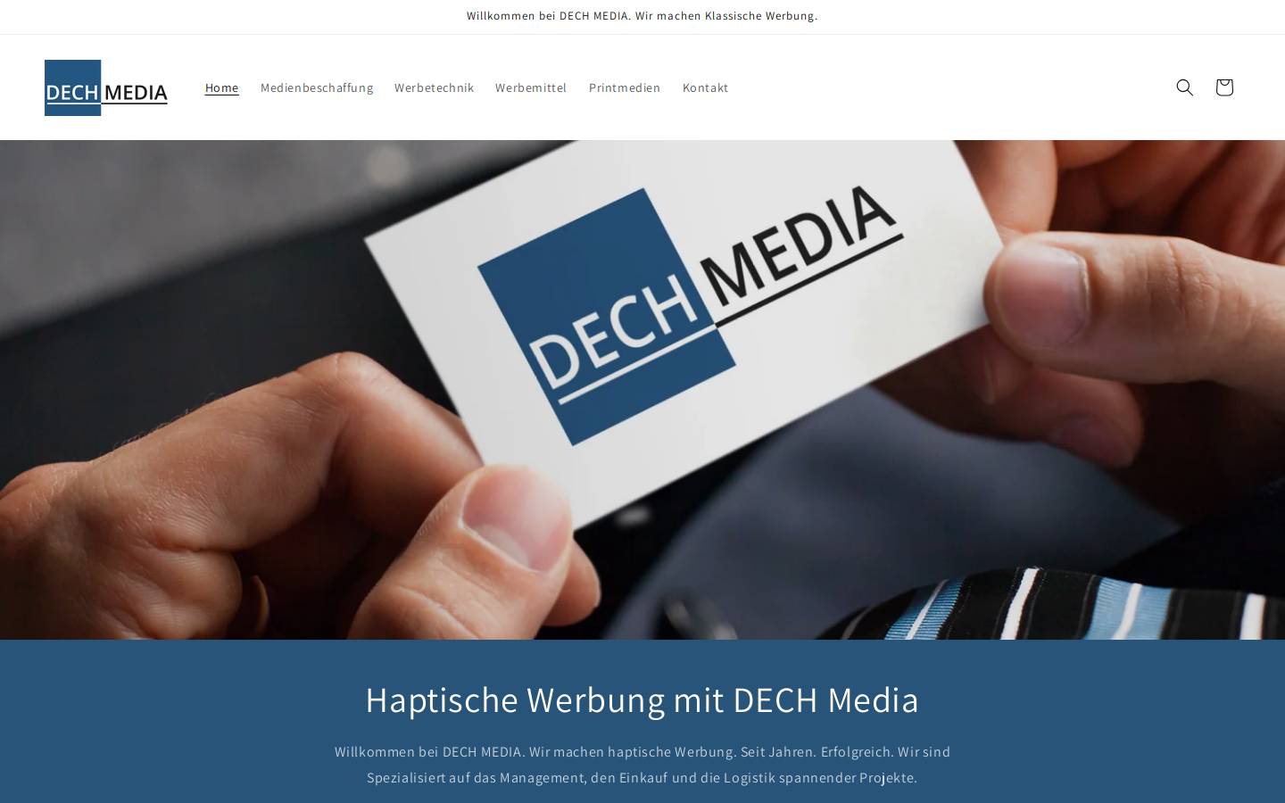 dech-media.de homepage screenshot