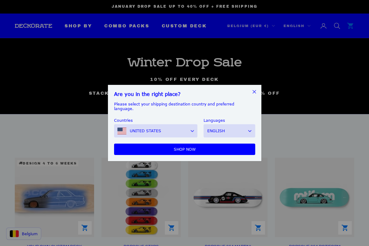 deckorate.net homepage screenshot