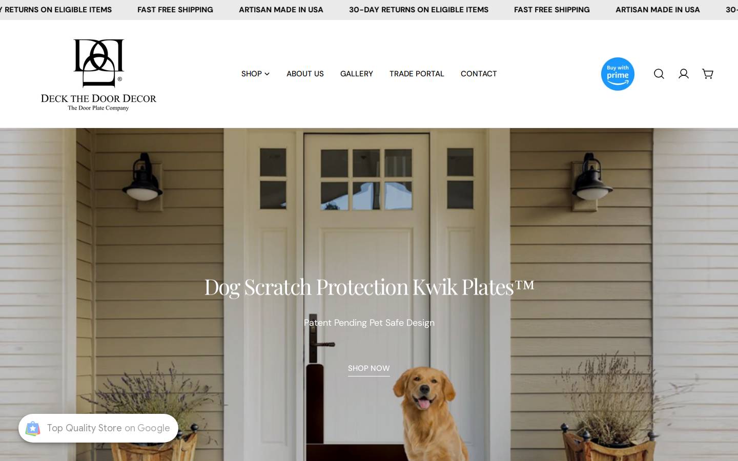 deckthedoordecor.com homepage screenshot