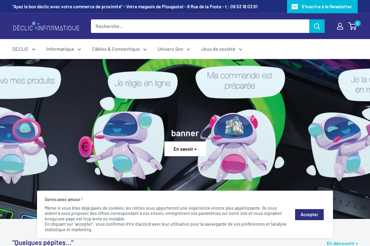 Declic Informatique homepage screenshot