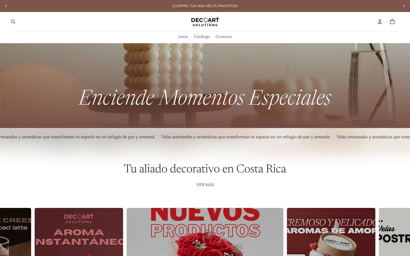 decoartsolutions.com homepage screenshot