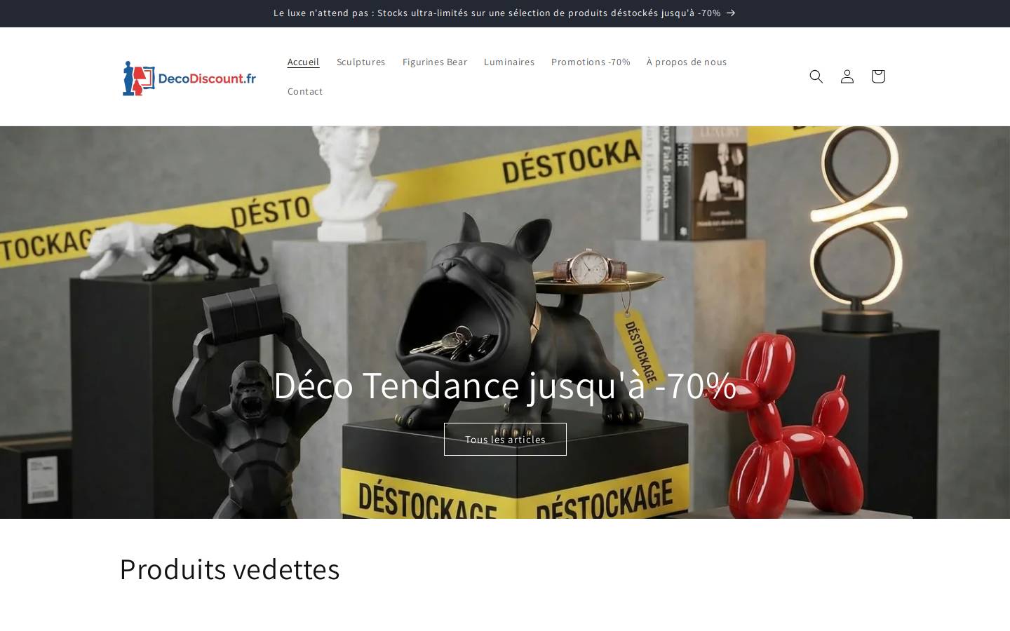 decodiscount.fr homepage screenshot