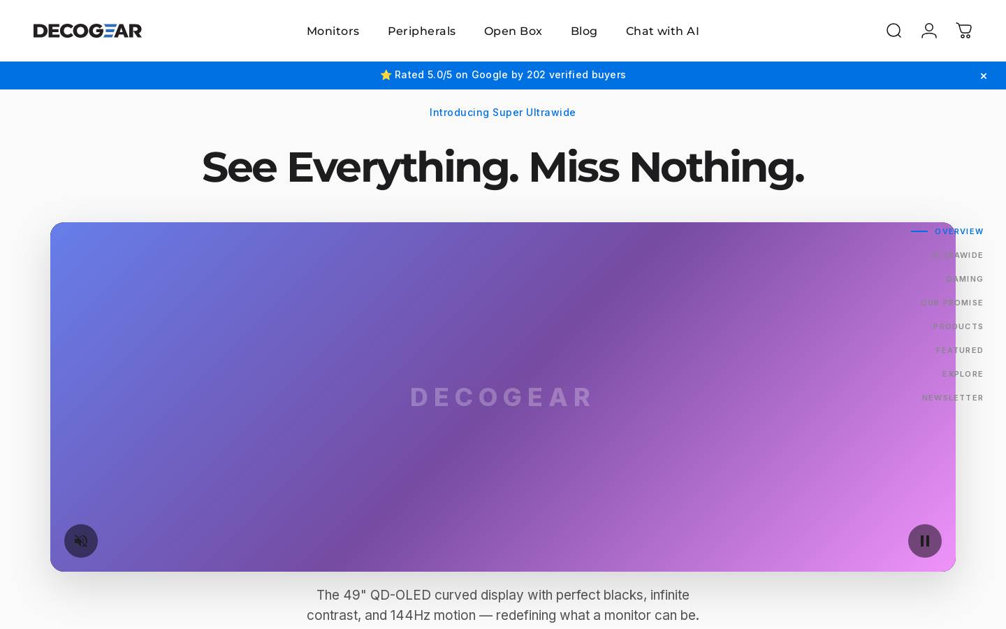 decogear.com homepage screenshot
