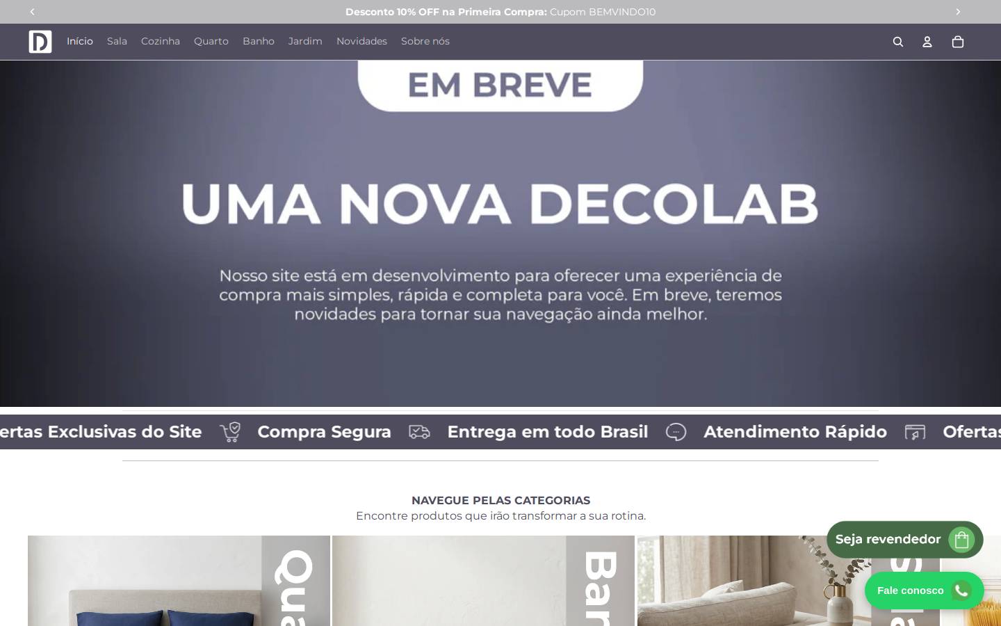 decolab.com.br homepage screenshot