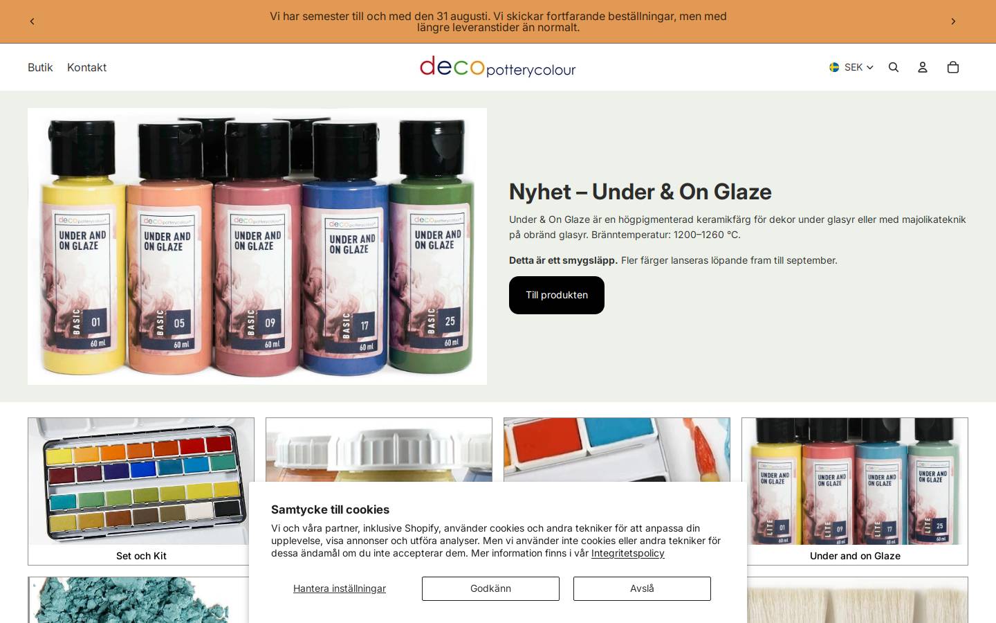 decopotterycolour.de homepage screenshot