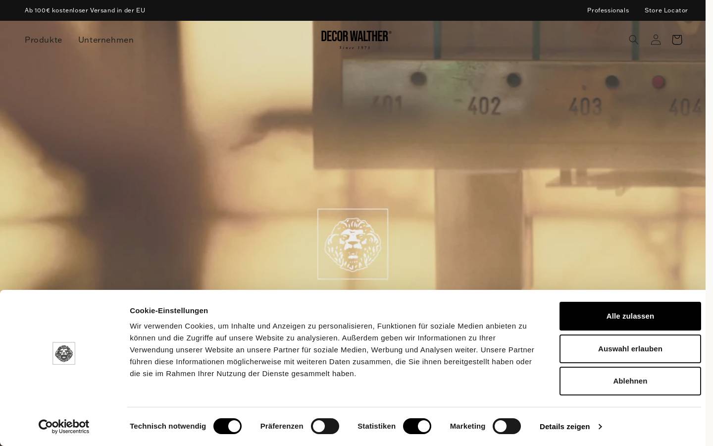 decor-walther.fr homepage screenshot