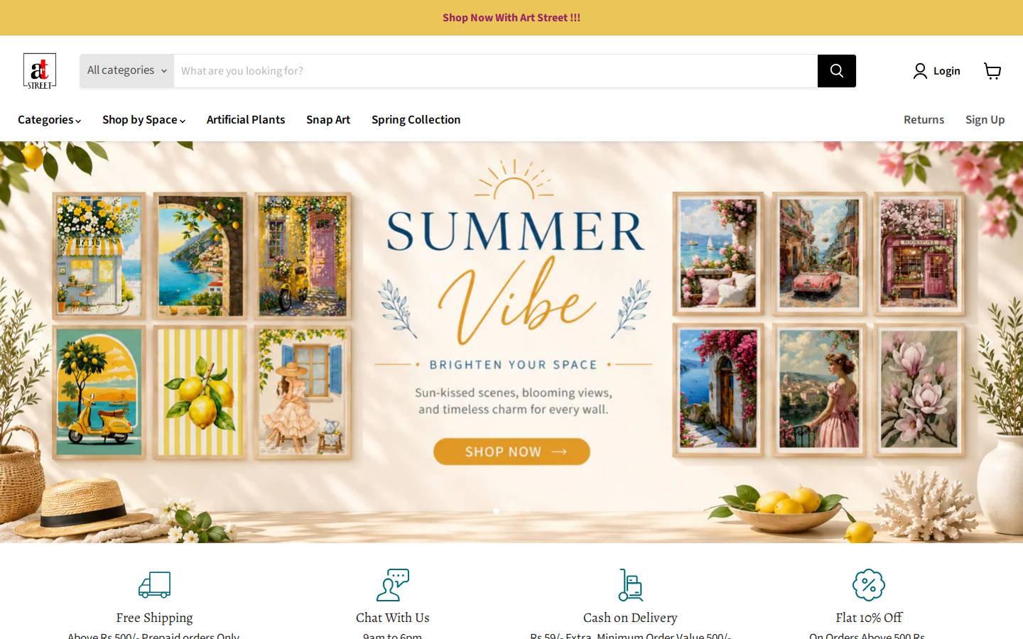 decorbae.in homepage screenshot