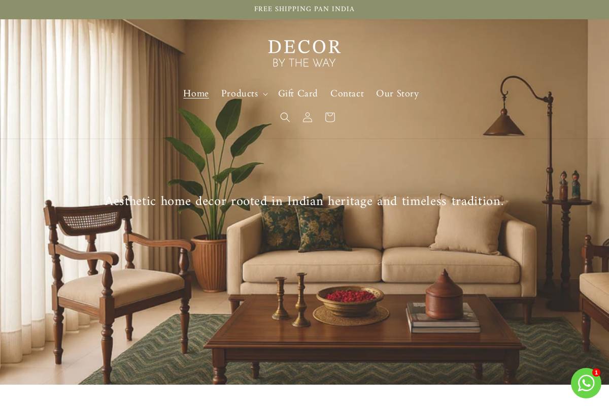 decorbytheway.com homepage screenshot