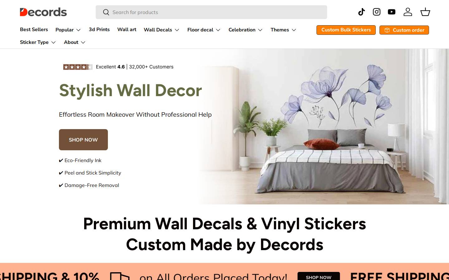 decords.com homepage screenshot