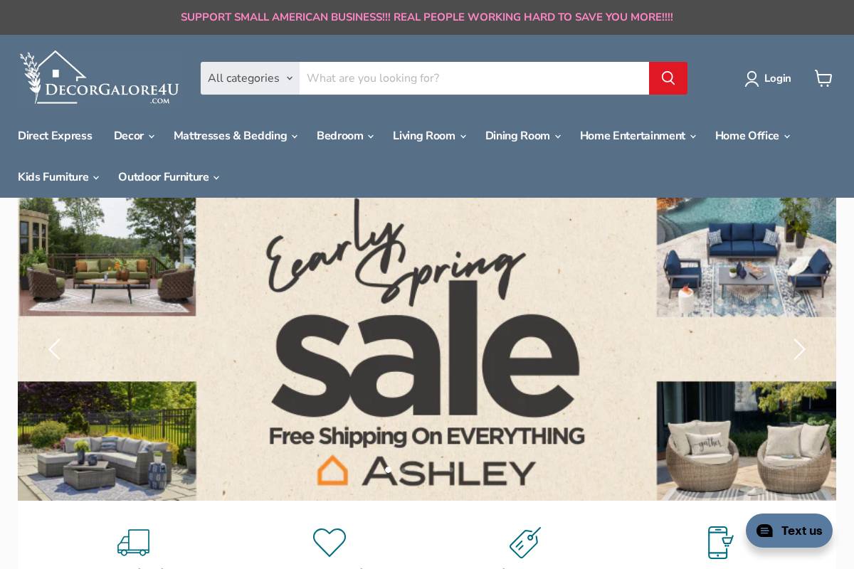 decorgalore4u.com homepage screenshot