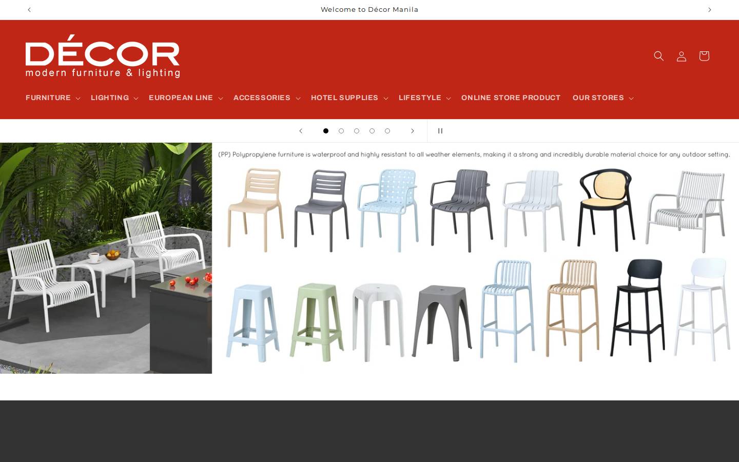 decormanila.com homepage screenshot