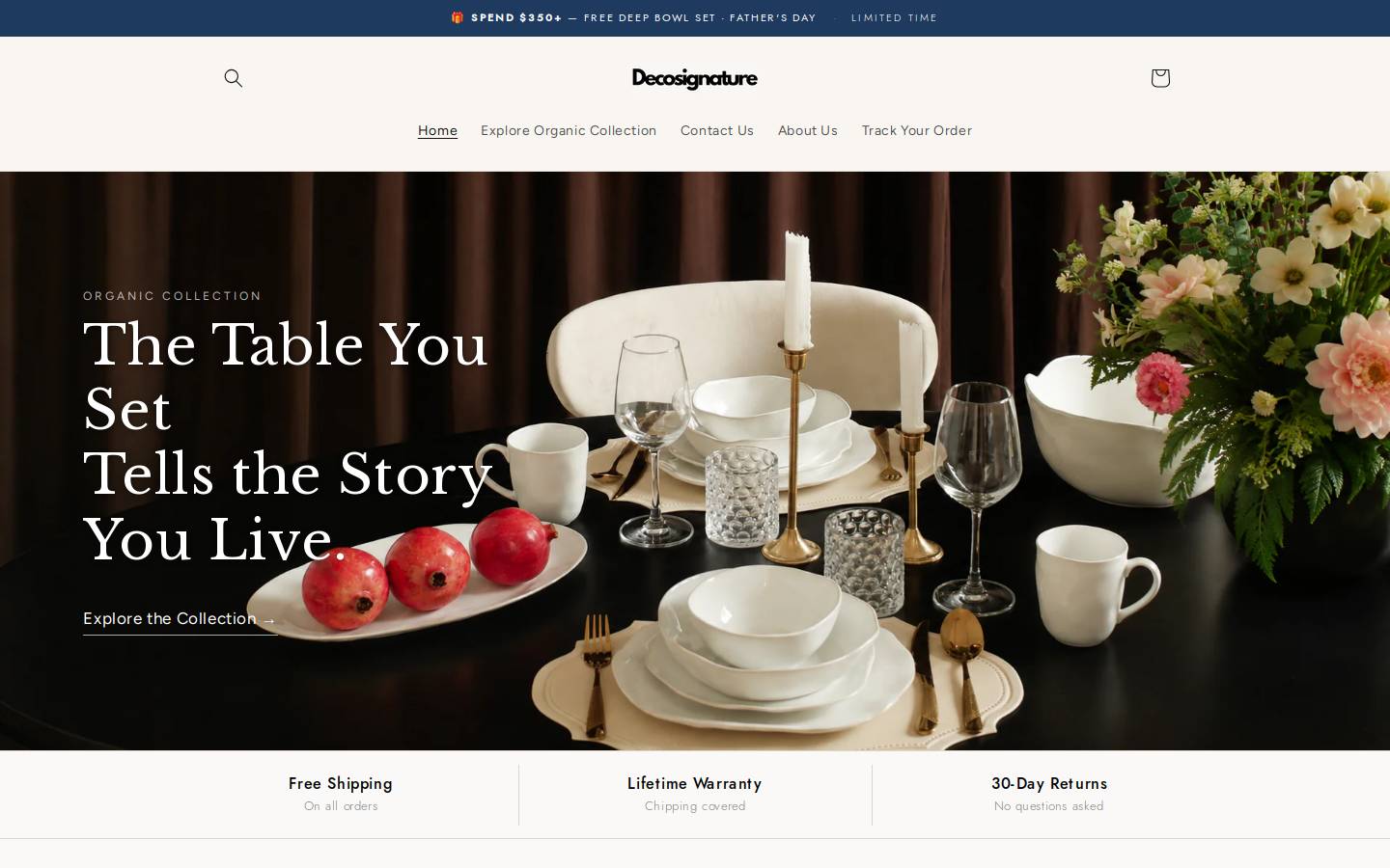 decosignature.com homepage screenshot