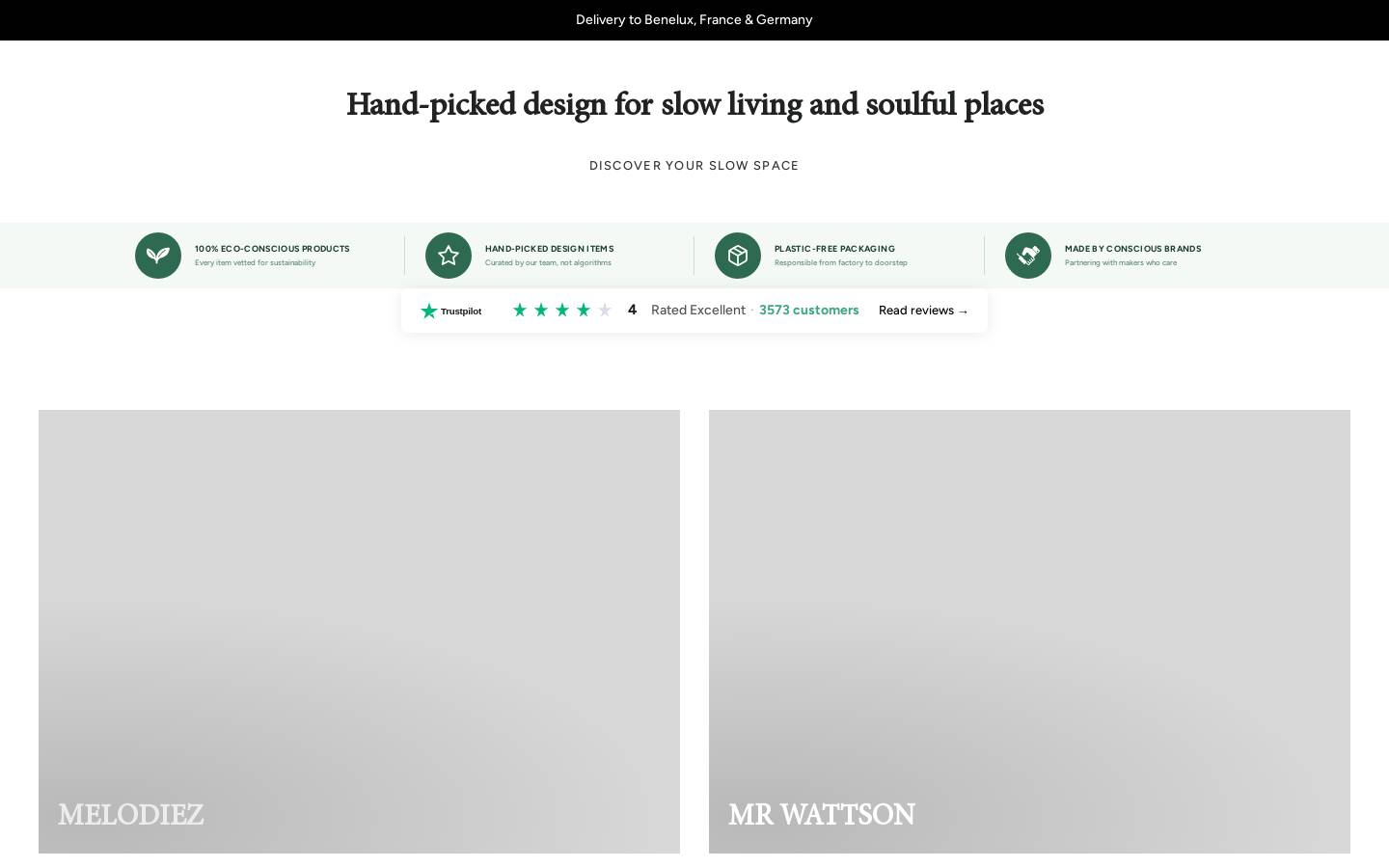 DECOVRY homepage screenshot