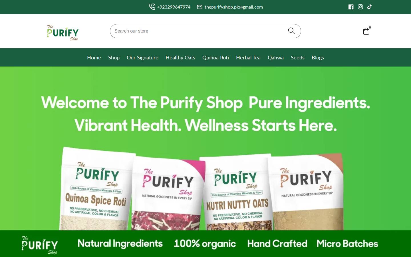 dedetoxshop.com homepage screenshot