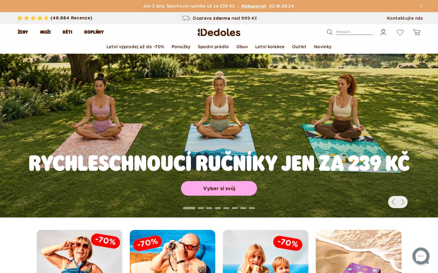 Dedoles homepage screenshot