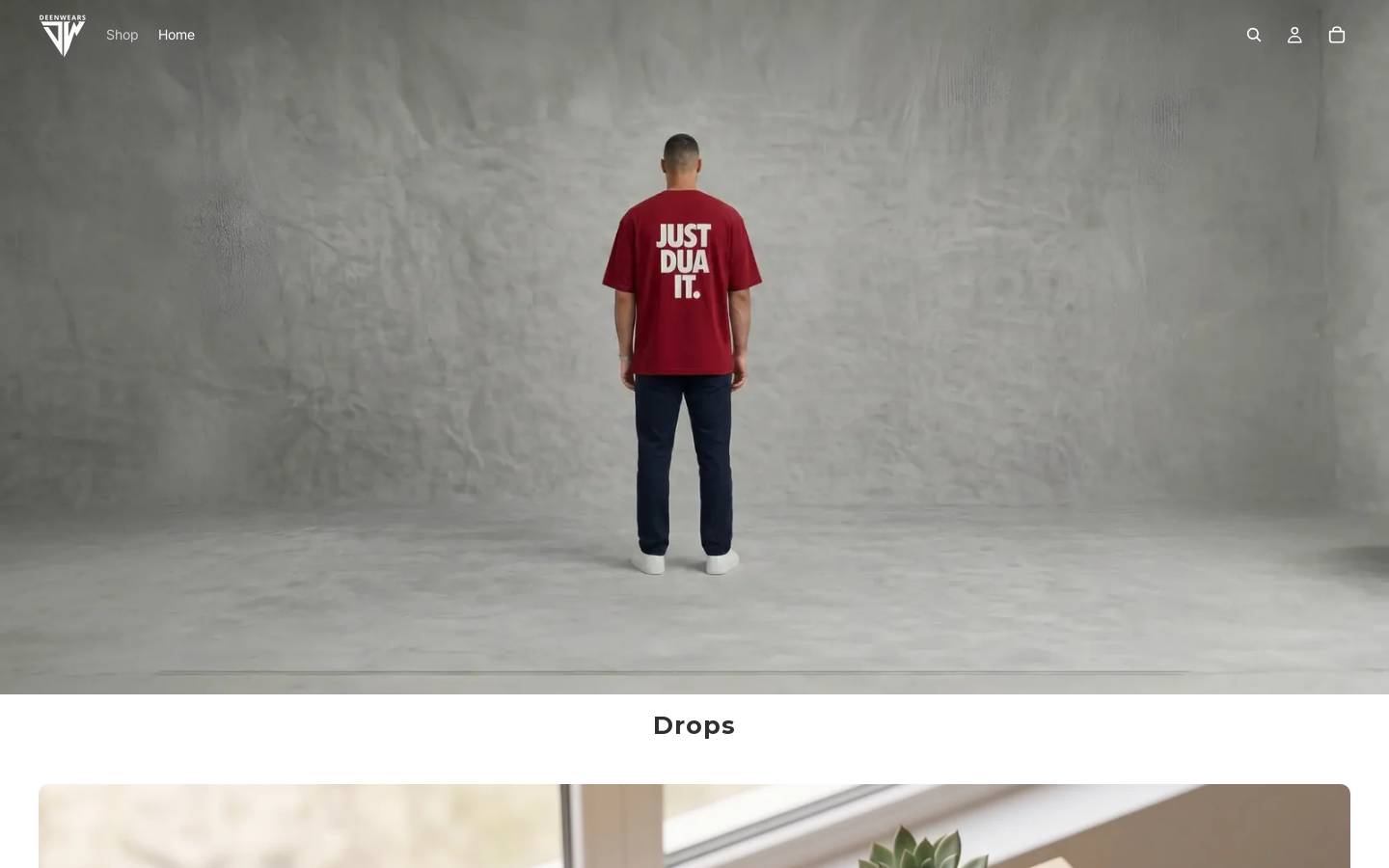 deenwears.com homepage screenshot