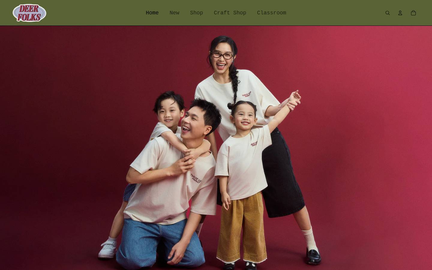 deerfolks.com homepage screenshot