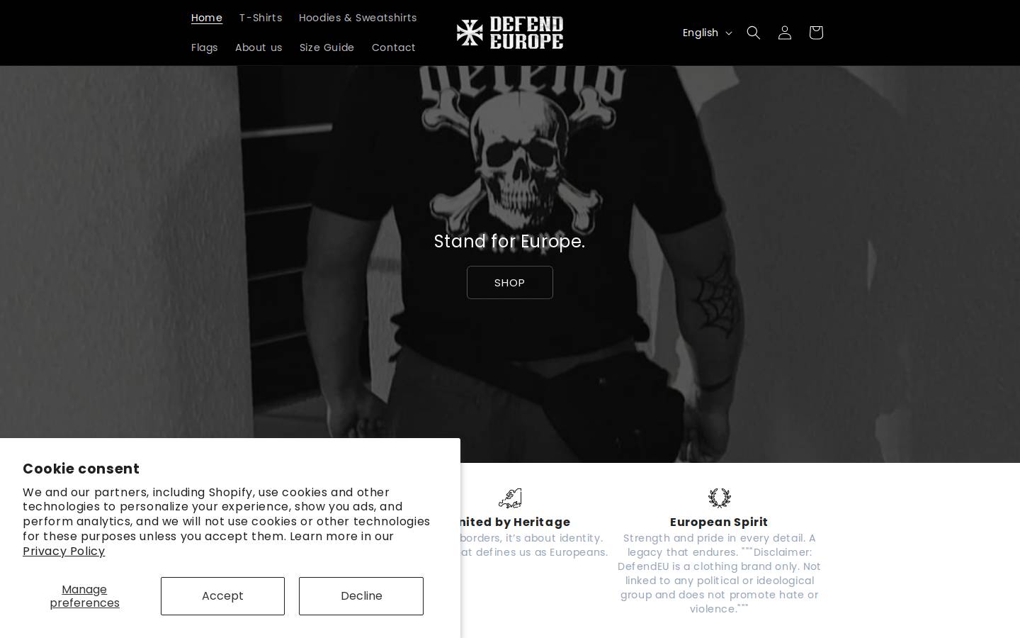 Defendeu homepage screenshot