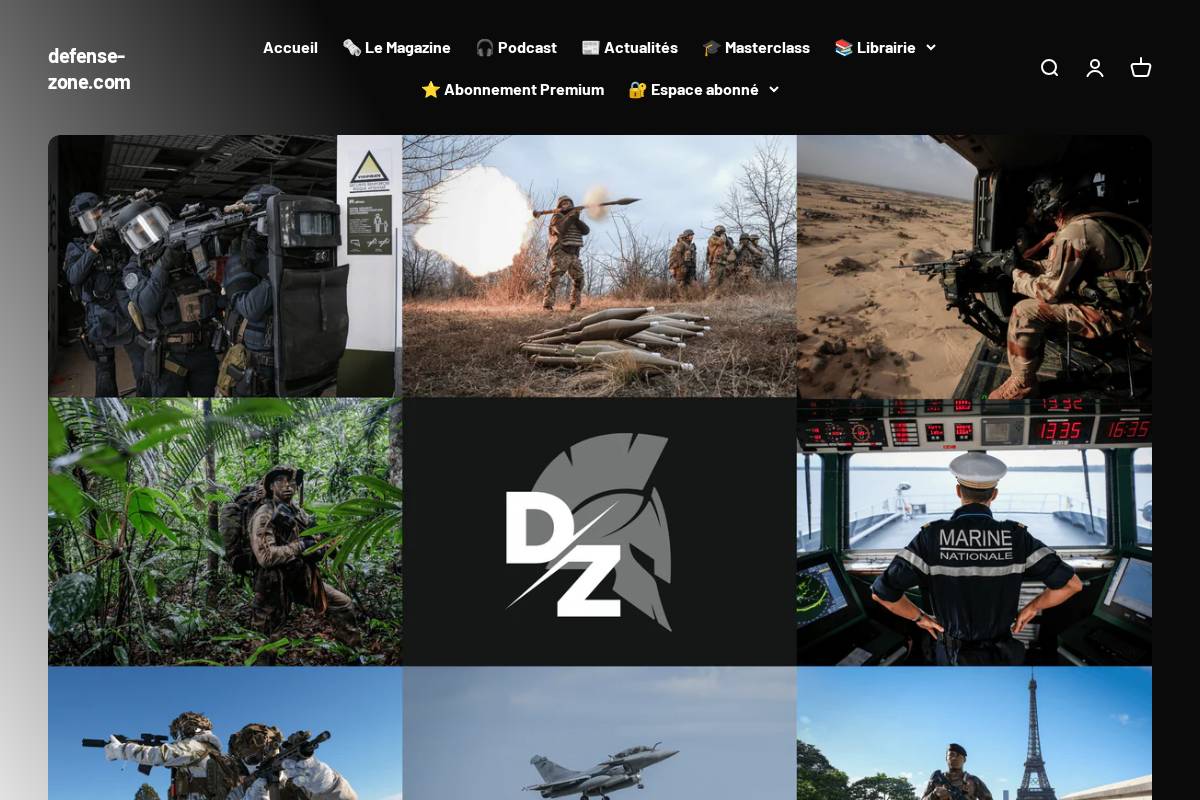 defense-zone.com homepage screenshot