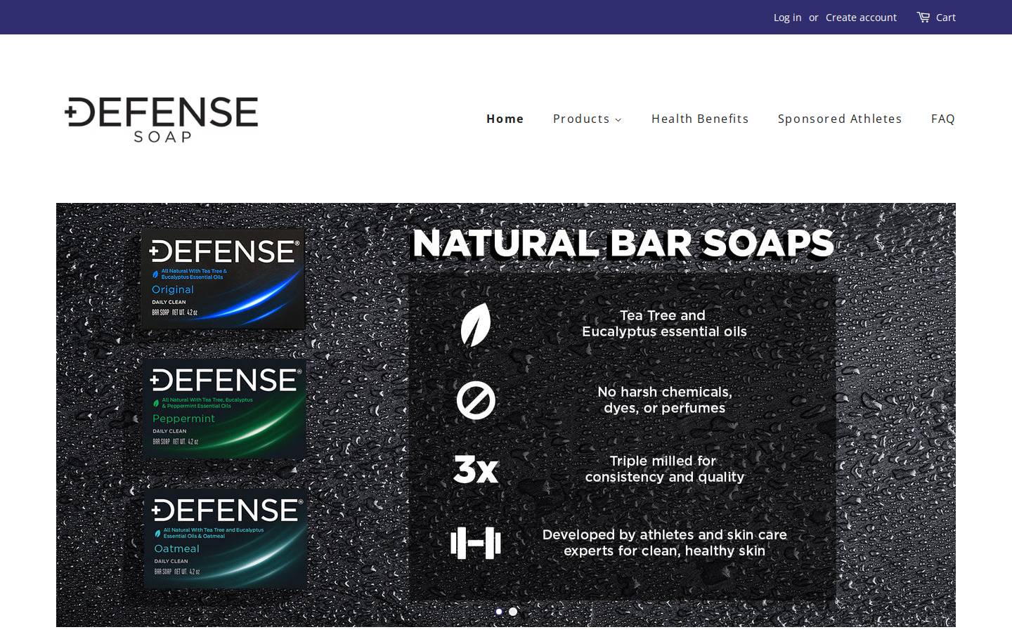 Defensesoap homepage screenshot