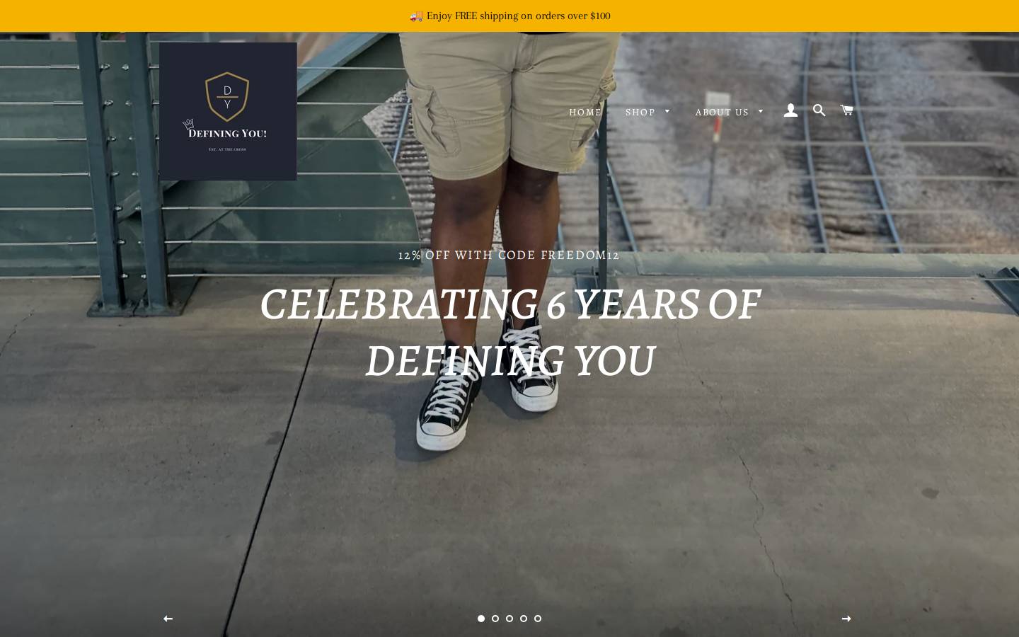 definingyoubyhisview.com homepage screenshot