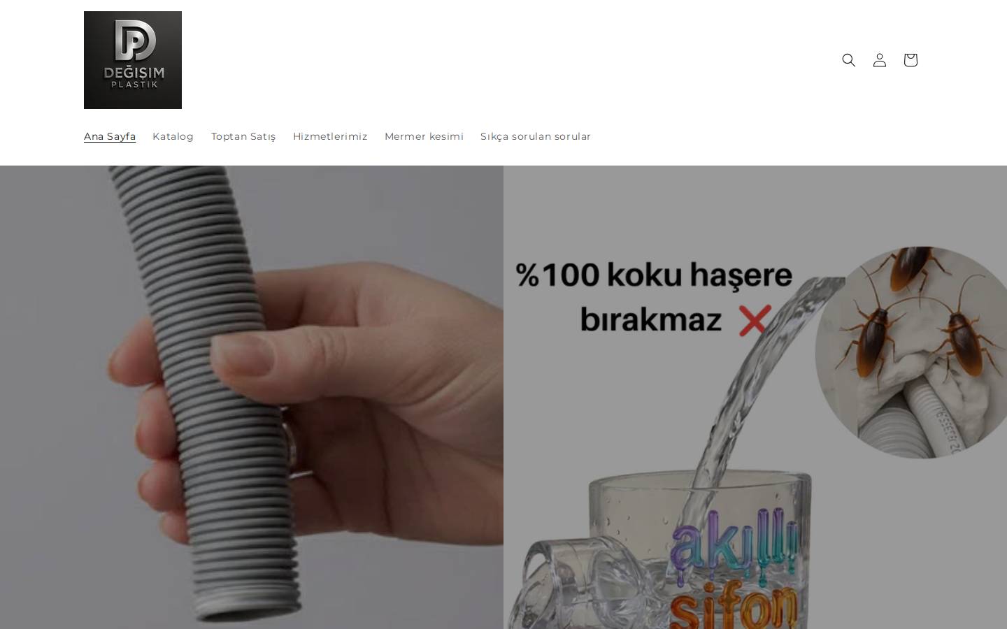 degisimplastik.com homepage screenshot