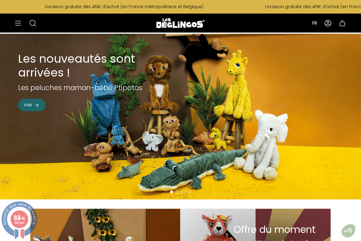 deglingos.com homepage screenshot