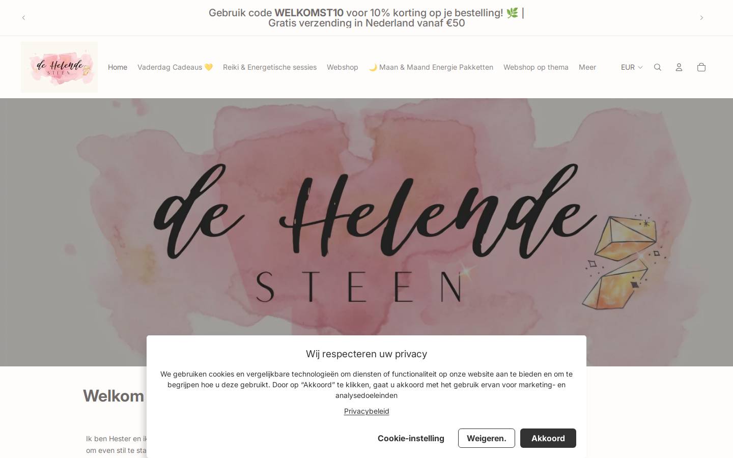 dehelendesteen.nl homepage screenshot