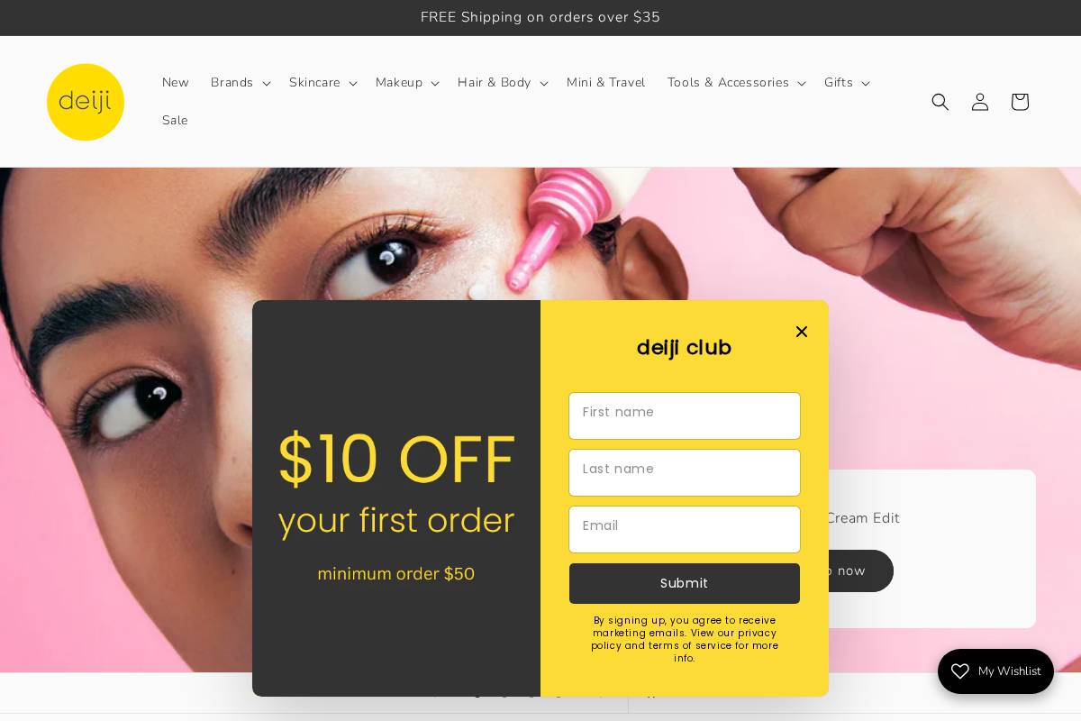 deiji.co.nz homepage screenshot
