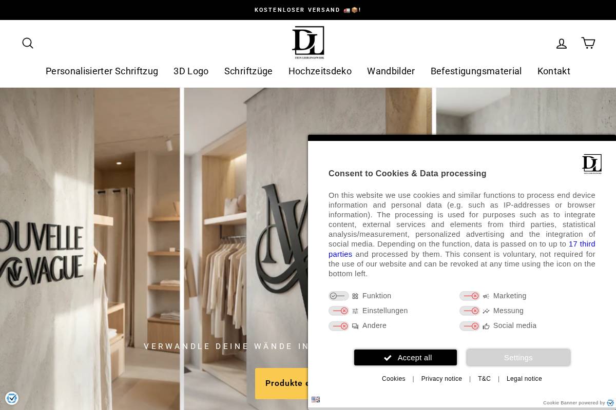 dein-lieblingswerk.de homepage screenshot