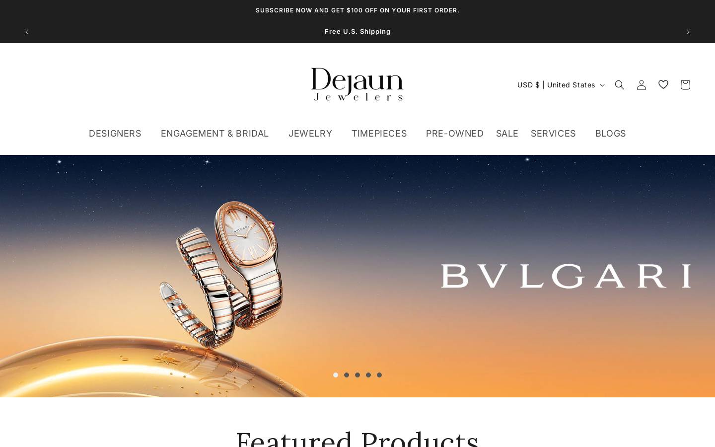 dejaun.com homepage screenshot