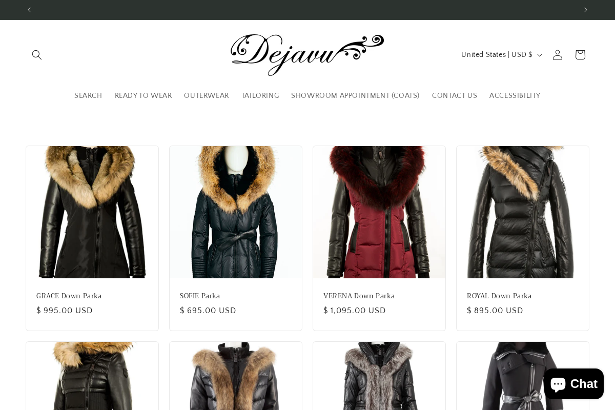 Dejavu homepage screenshot