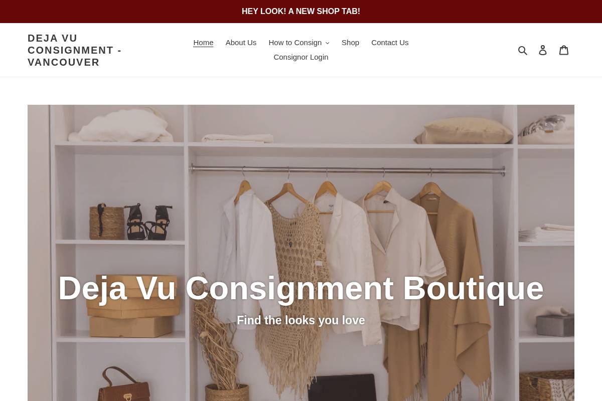 dejavunew2you.com homepage screenshot