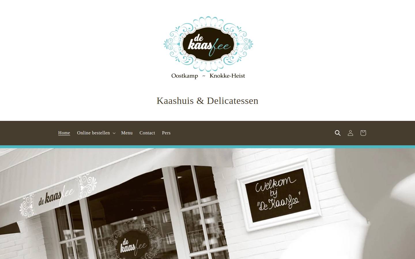 dekaasfee.be homepage screenshot