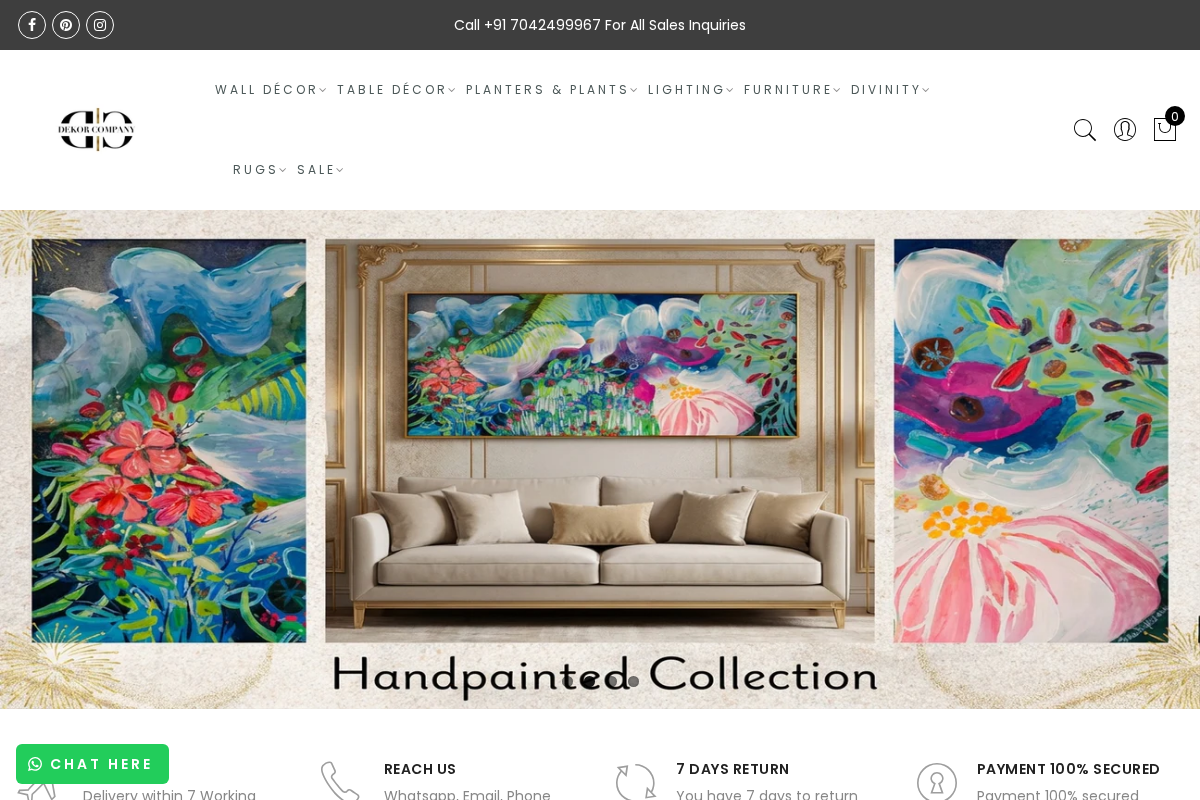 dekorcompany.com homepage screenshot