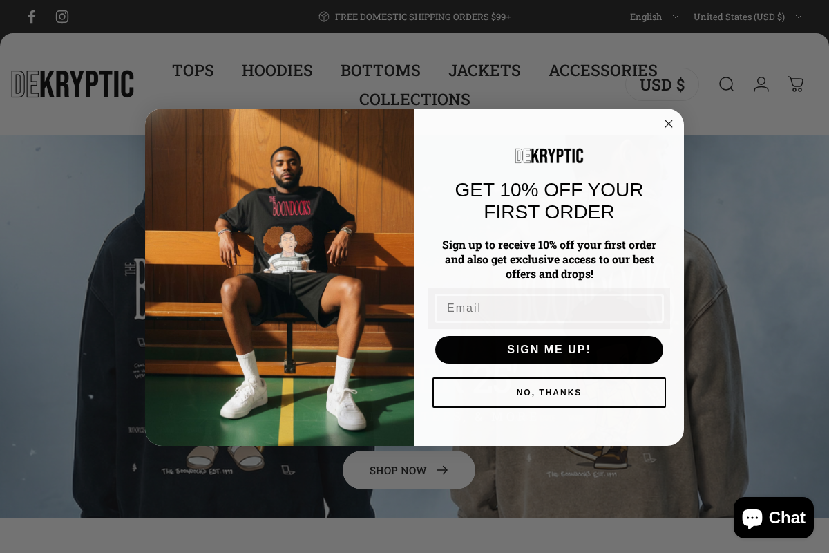 dekryptic.com homepage screenshot